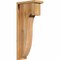 Ekena Millwork Del Monte Rough Sawn Corbel w/Backplate, Western Red Cedar, 6"W x 12"D x 28"H COR06X12X28DEL01RWR - alternate 1